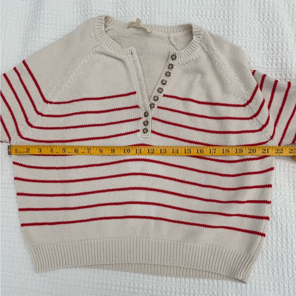 EUC Sezane Leontine red and ecru, size XS - Picture 11 of 12